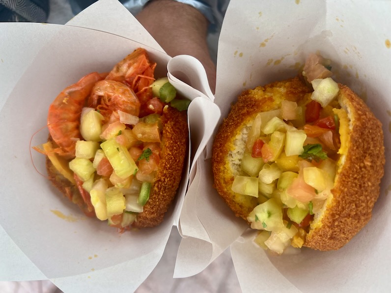 Acarajé is a popular Bahian street food 