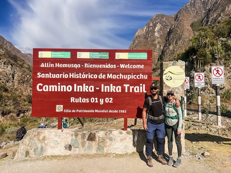 The official start of the Inca Trail