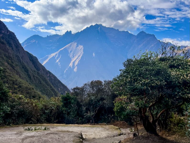 View from the Ayapata Campground