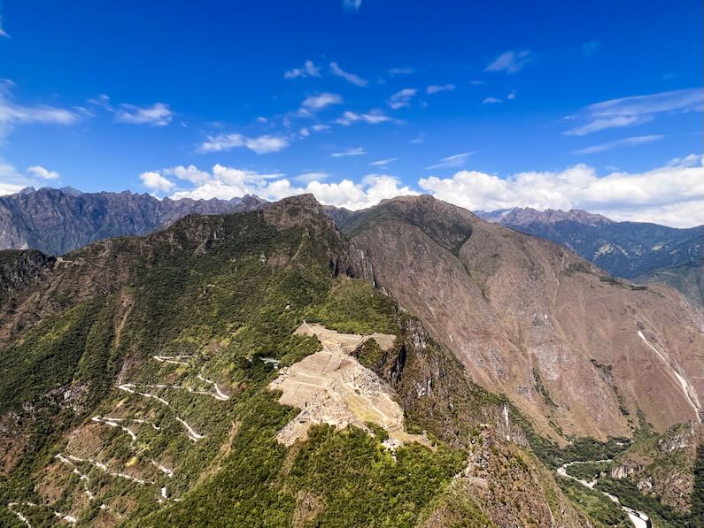 View of Machu Picchu from Huayna Picchu