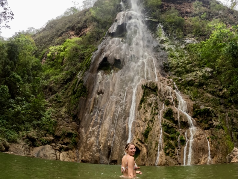 Boca da Onça Waterfall in Bonito, Brazil