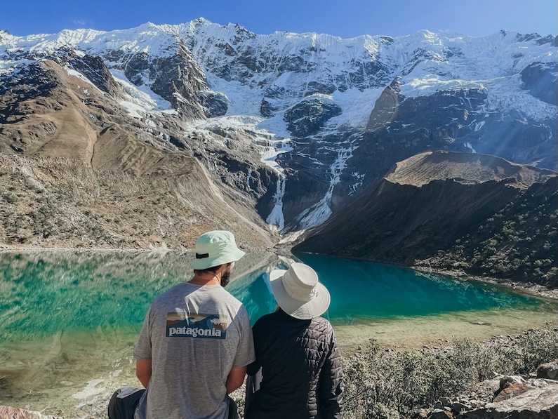 Adjusting to altitude at Lake Humantay in Peru