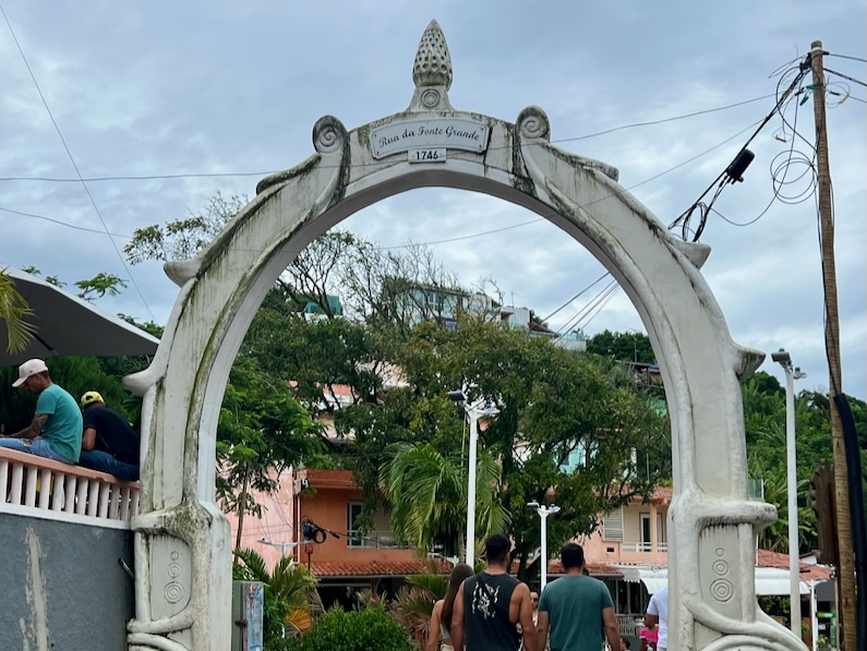 Fonte Grande Landmark in Morro de São Paulo, Brazil