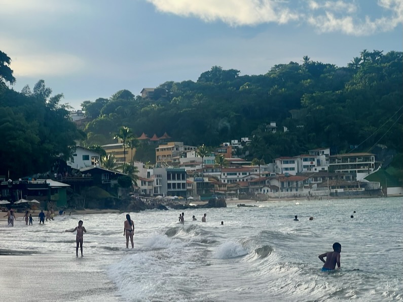 First Beach in Morro de São Paulo, Brazil