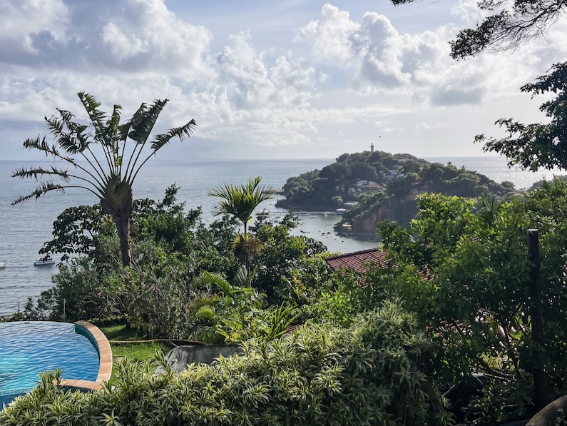 Amazing views from private deck at Villa Giulia