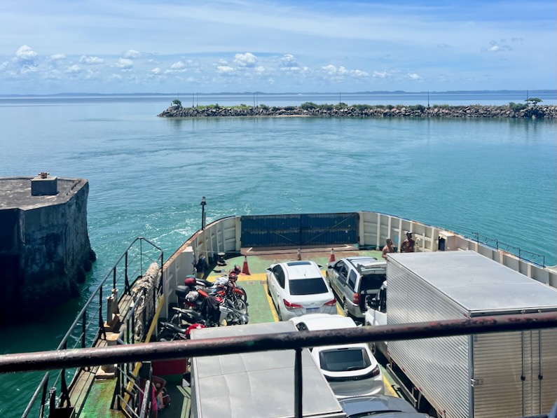 Ferry boat in Salvador, Brazil