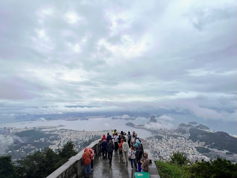 Views from the Christ the Redeemer Statue in Rio