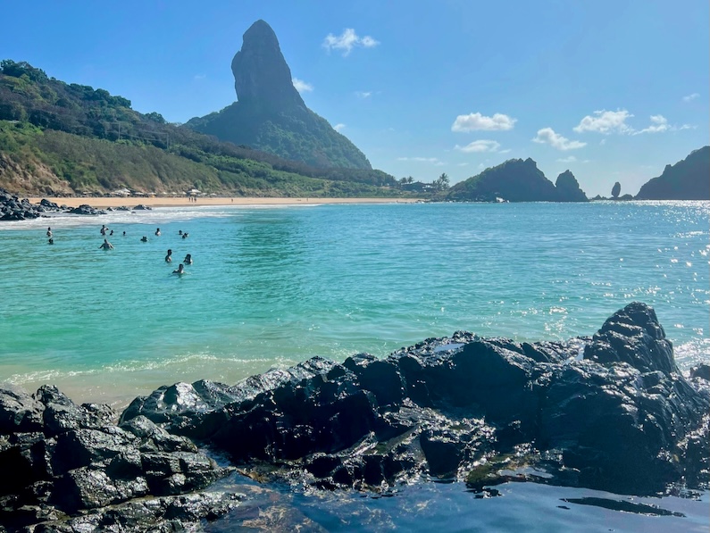 Natural pools at Praia do Cachorro in Noronha