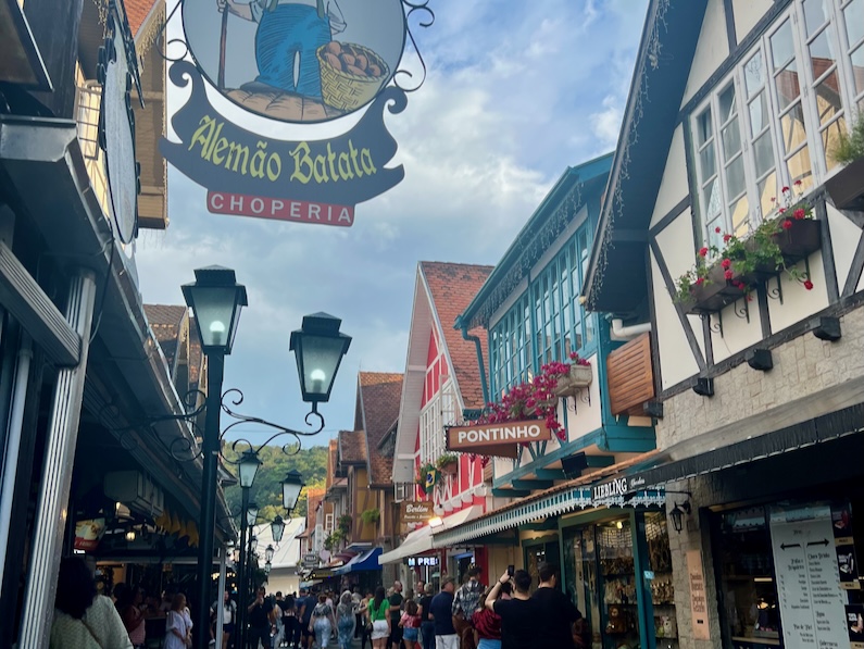 The Parque Vila Germânica in Blumenau where the Oktoberfest is held