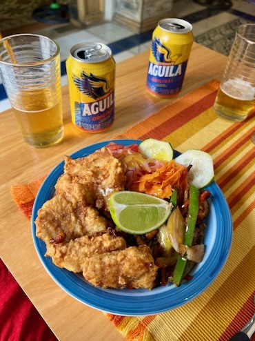 Fried Fish Bowl at El Bololó in Cartagena, Colombia