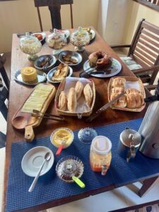 Breakfast at Pousada Caminhos da Chapada in Palmeiras, Bahia