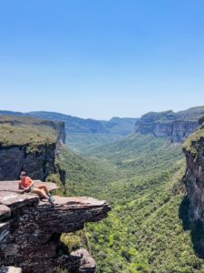 Views from the top of Cachoeirão Waterfall