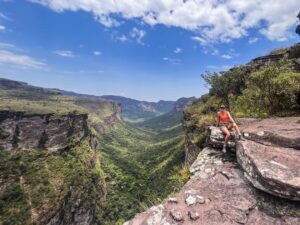 Views from the top of Cachoeirão Waterfall