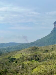 Fires in the Vale do Pati in Brazil