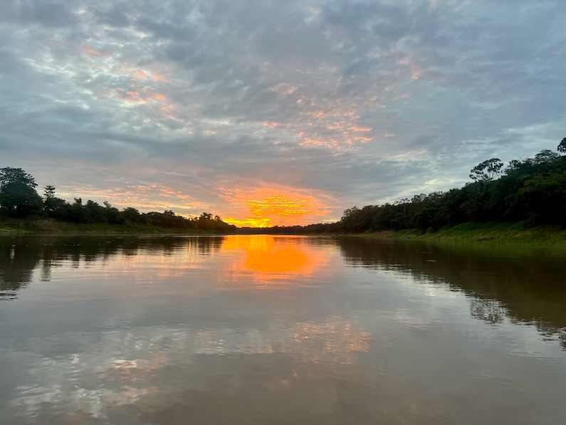 Sunrise in the Brazilian Amazon