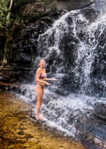 Lajeado Waterfall in the Vale do Pati, Brazil