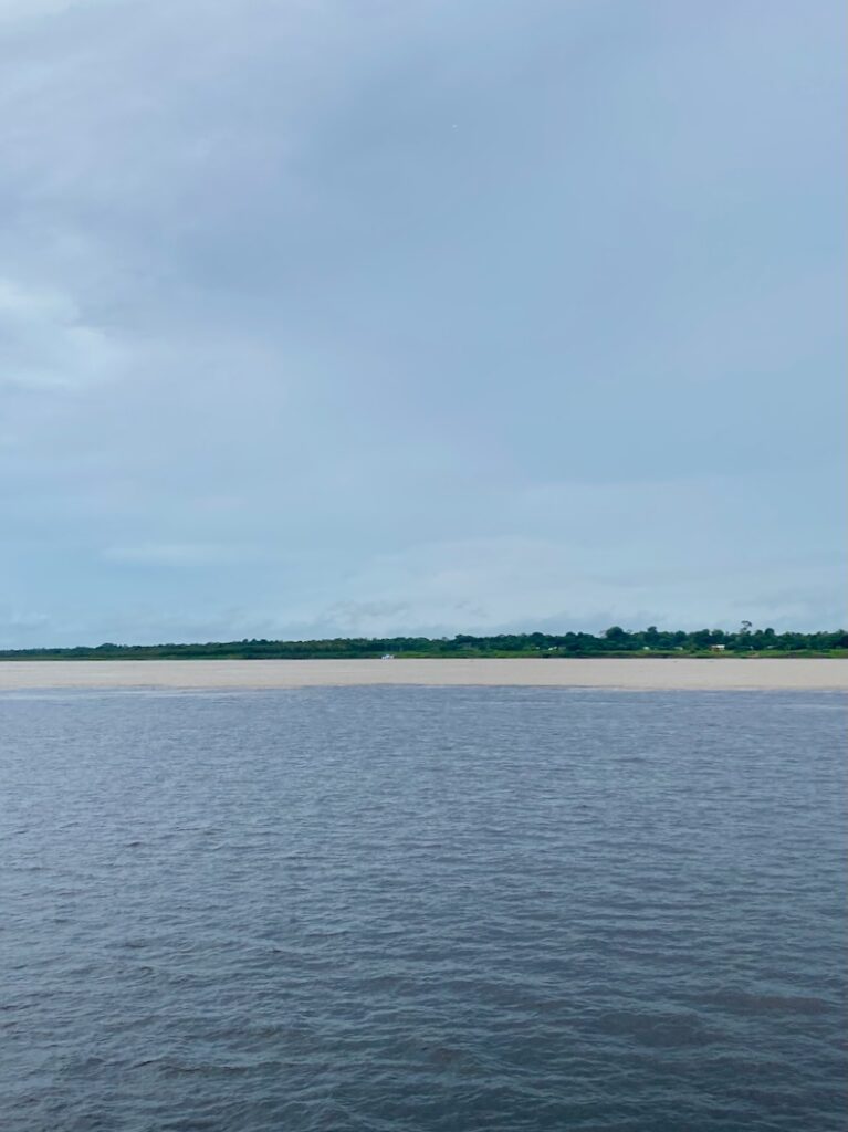 The meeting of the waters in the Amazon