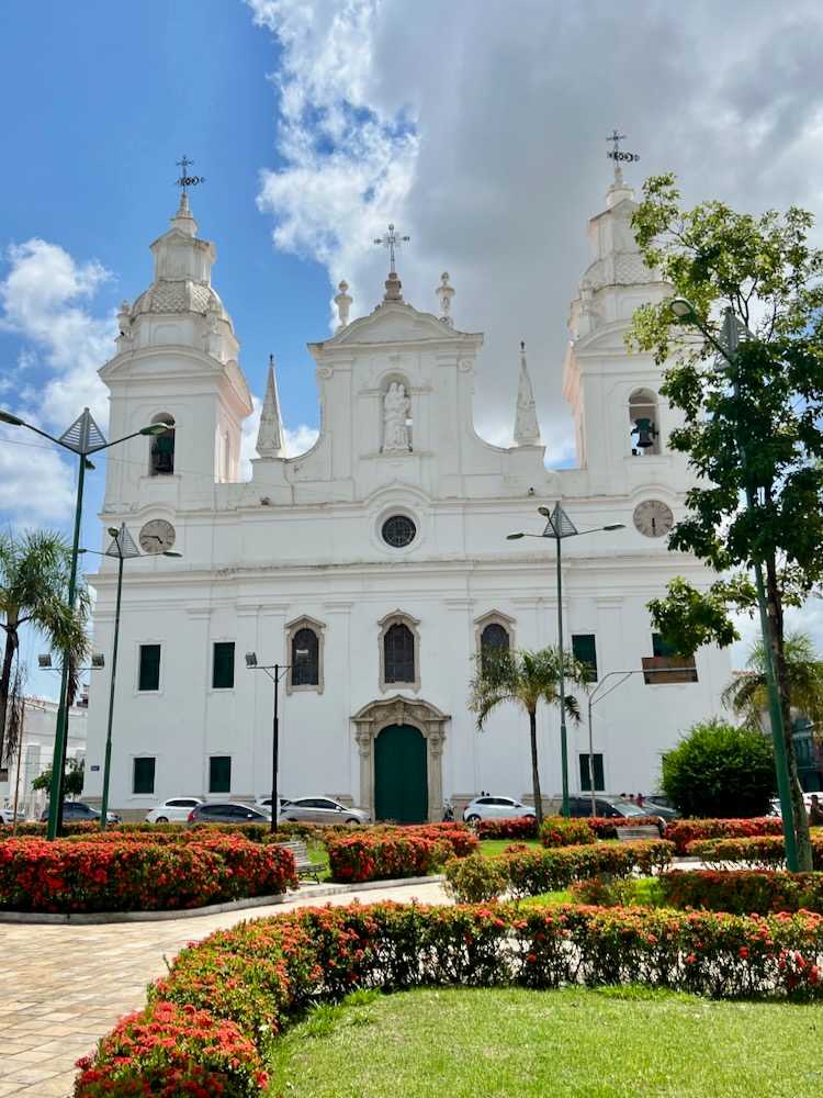 Visit famous churches in Belém, Brazil