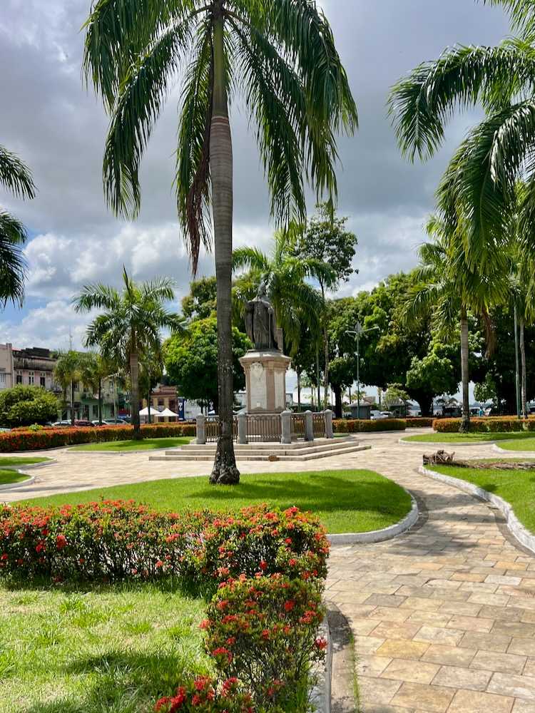 Visit famous churches in Belém, Brazil