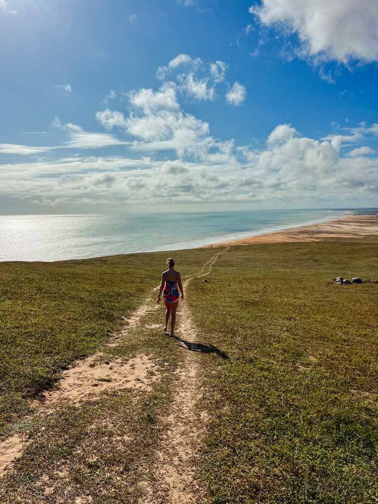 Hiking to Pedra Furada in Jericoacoara