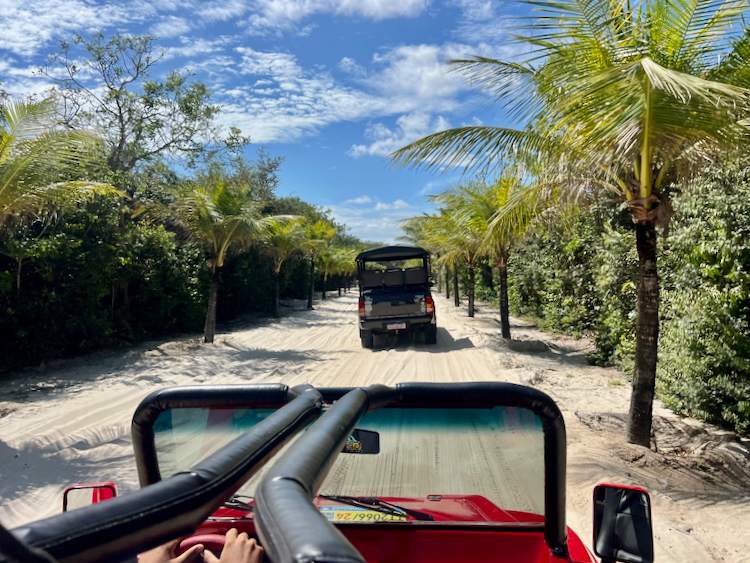 Buggy tours around Jericoacoara, Brazil