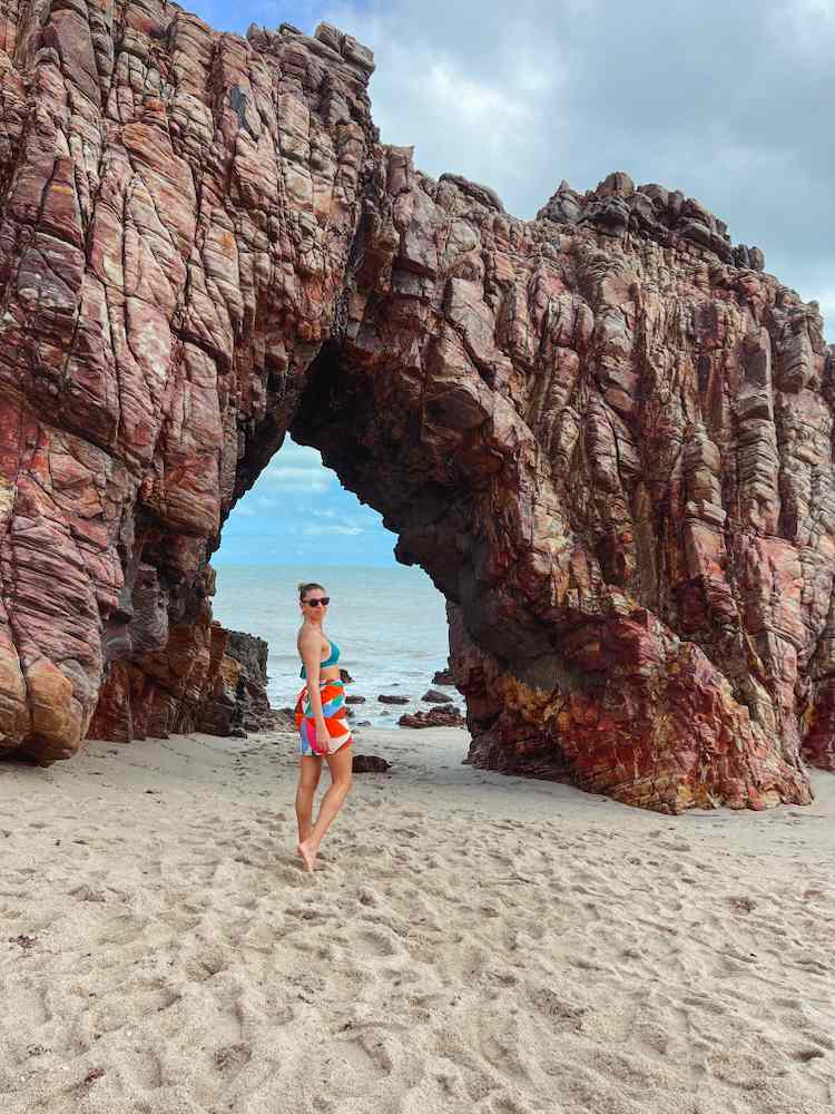 Visit Pedra Furada in Jericoacoara, Brazil