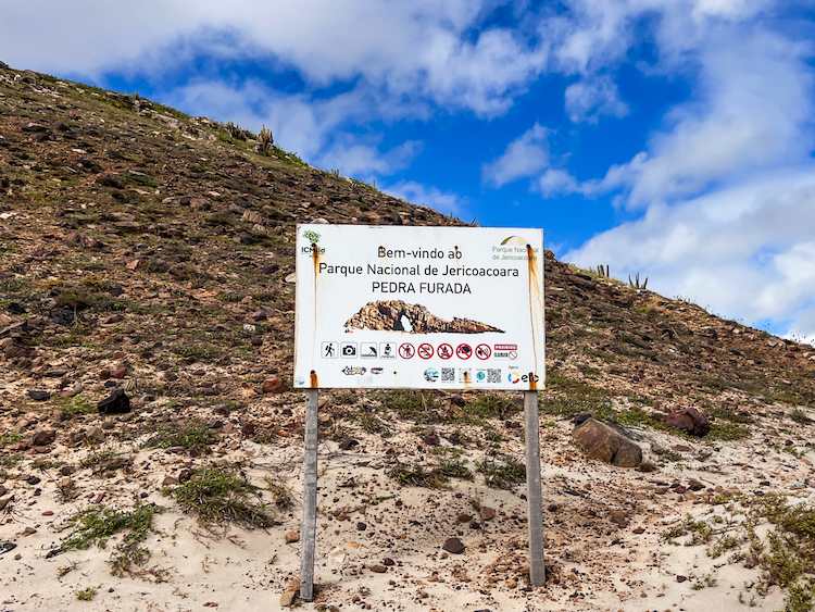 Visit Pedra Furada in Jericoacoara, Brazil