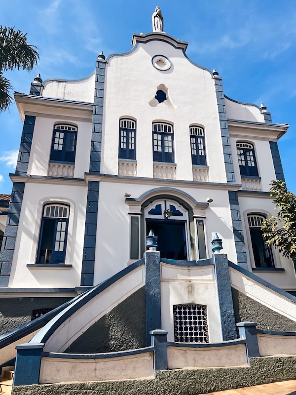 Churches in Mariana near Ouro Preto, Brazil