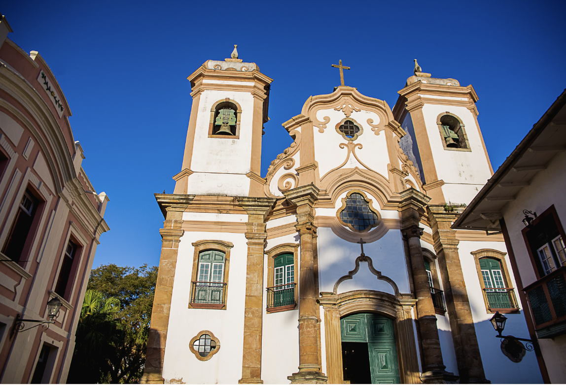 Igreja de Nossa Senhora do Pilar in Ouro Preto, Brazil